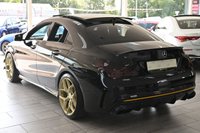 USED 2017 67 MERCEDES-BENZ CLA 2.0 CLA45 AMG Yellow Night Edition Coupe 4dr Petrol SpdS DCT 4MATIC Euro 6 (s/s) (381 ps) SAT NAV R-CAM P-ROOF AMG H-LEATHERS