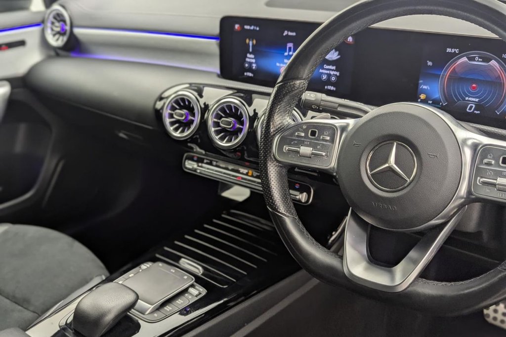USED 2021 71 MERCEDES-BENZ A CLASS 1.3 A200 AMG Line Edition (Executive) Saloon 4dr Petrol 7G-DCT Euro 6 (s/s) (163 ps) Sat Nav, Camera, 18" Alloys