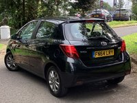 USED 2014 64 TOYOTA YARIS 1.33 Dual VVT-i Icon Hatchback 5dr Petrol Manual Euro 5 Euro 5 (99 ps) *FULL SERVICE HISTORY* REVERSING CAM-BLUETOOTH-X2 KEYS