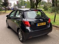 USED 2014 64 TOYOTA YARIS 1.33 Dual VVT-i Icon Hatchback 5dr Petrol Manual Euro 5 Euro 5 (99 ps) *FULL SERVICE HISTORY* REVERSING CAM-BLUETOOTH-X2 KEYS
