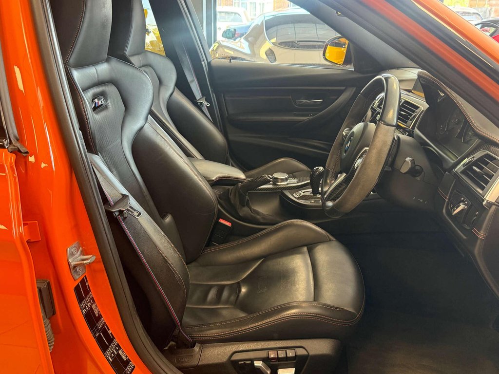USED 2018 18 BMW M3 3.0 M3 Competition Edition Package Semi-Auto 4dr FSH + FIRE ORANGE + M PERF EXH