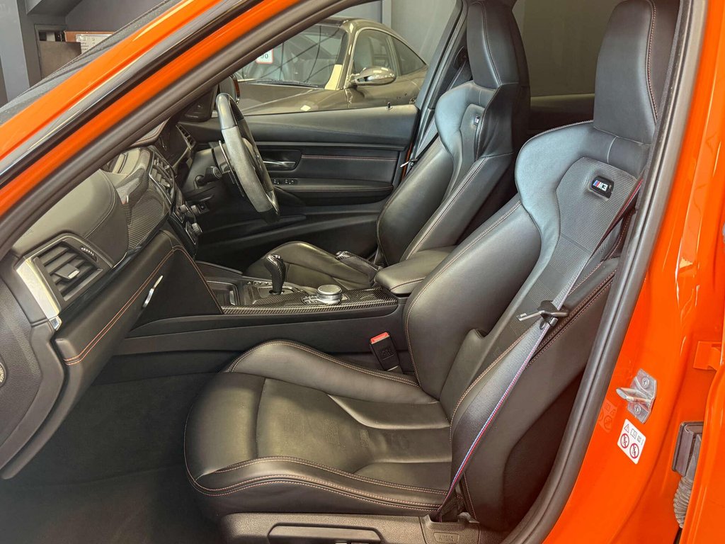 USED 2018 18 BMW M3 3.0 M3 Competition Edition Package Semi-Auto 4dr FSH + FIRE ORANGE + M PERF EXH