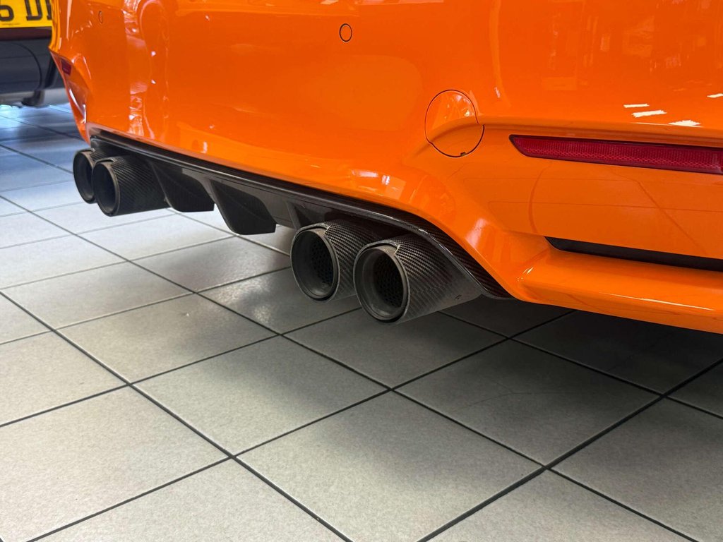 USED 2018 18 BMW M3 3.0 M3 Competition Edition Package Semi-Auto 4dr FSH + FIRE ORANGE + M PERF EXH