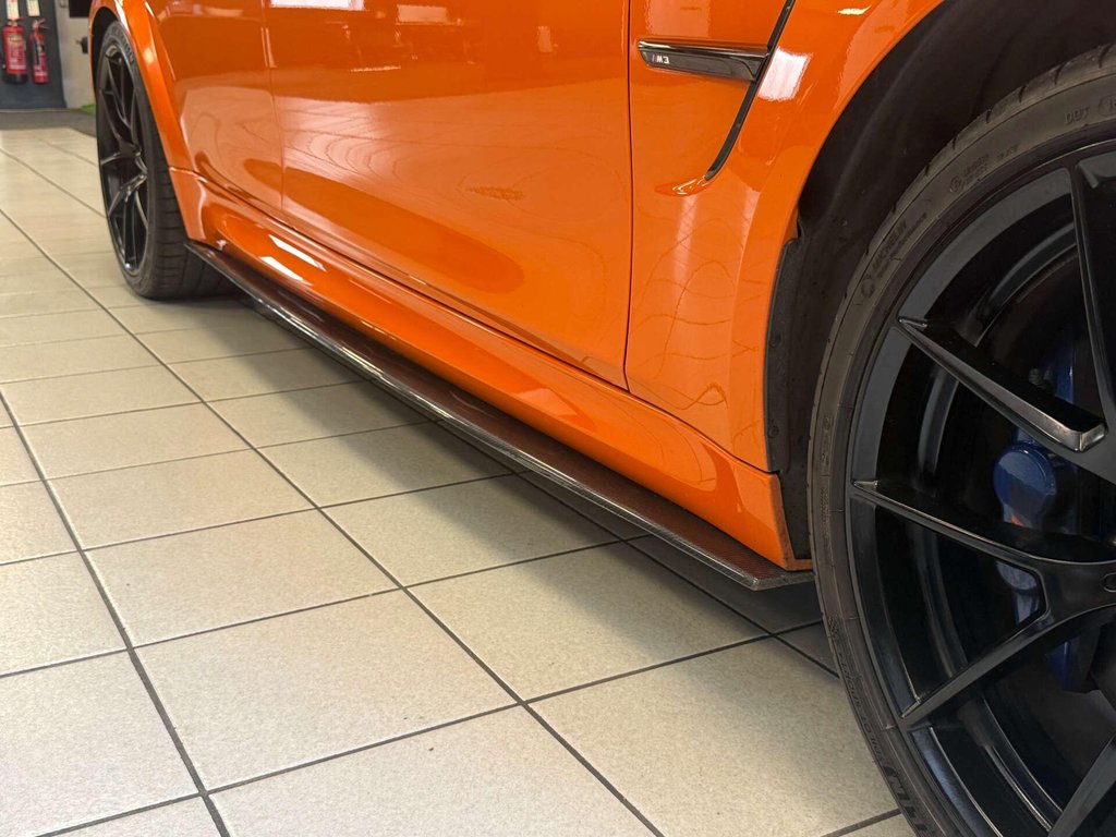 USED 2018 18 BMW M3 3.0 M3 Competition Edition Package Semi-Auto 4dr FSH + FIRE ORANGE + M PERF EXH