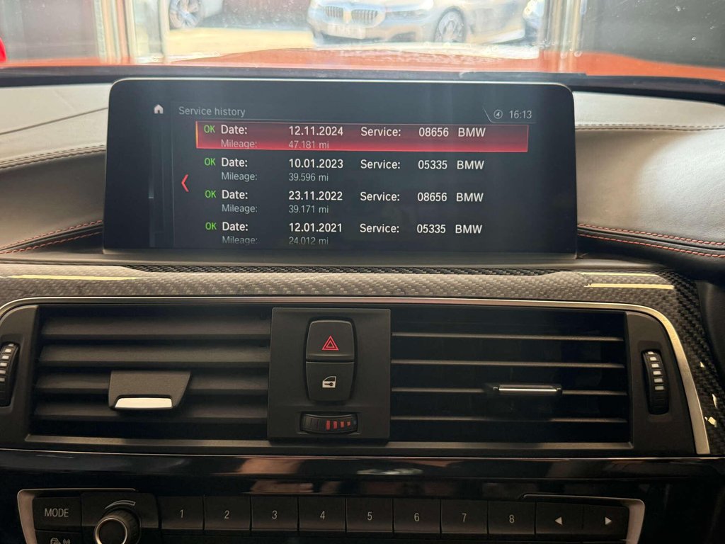 USED 2018 18 BMW M3 3.0 M3 Competition Edition Package Semi-Auto 4dr FSH + FIRE ORANGE + M PERF EXH