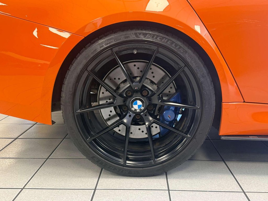 USED 2018 18 BMW M3 3.0 M3 Competition Edition Package Semi-Auto 4dr FSH + FIRE ORANGE + M PERF EXH