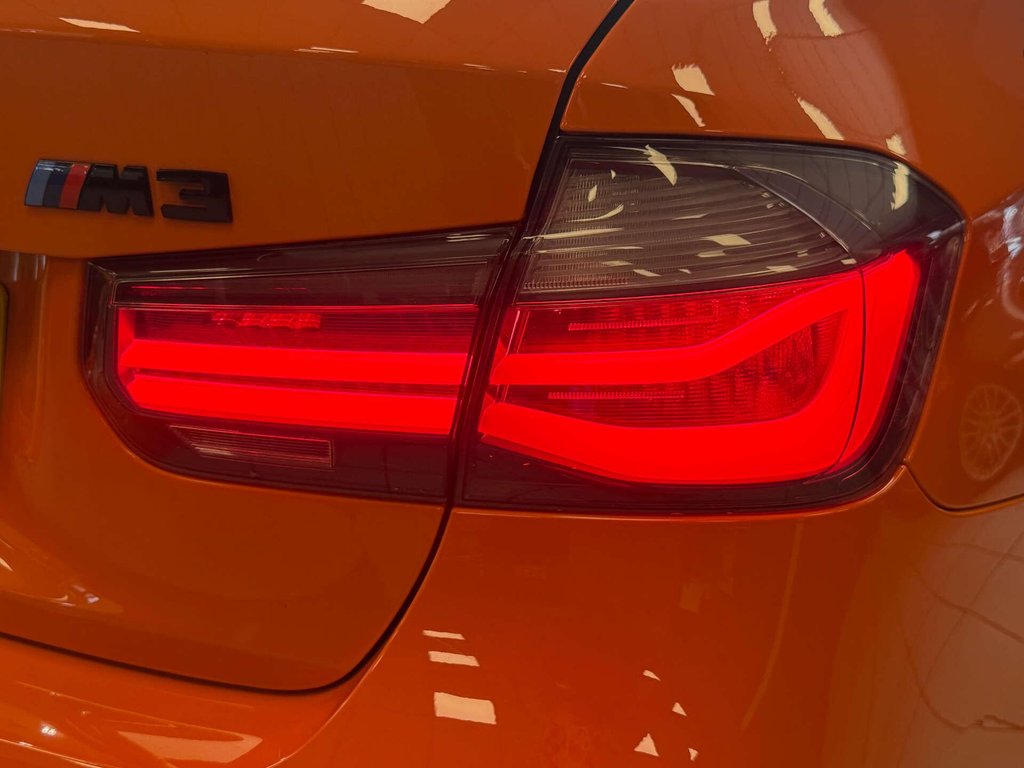 USED 2018 18 BMW M3 3.0 M3 Competition Edition Package Semi-Auto 4dr FSH + FIRE ORANGE + M PERF EXH