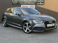 USED 2017 17 AUDI A3 2.0 TDI S line Sportback 5dr Diesel S Tronic Auto 6Spd Euro 6 (s/s) (150 ps) 