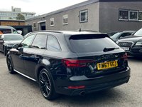 USED 2018 67 AUDI A4 AVANT 2.0 TFSI Black Edition Estate 5dr Petrol S Tronic Euro 6 (s/s) (190 ps) 