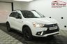 USED 2019 19 MITSUBISHI ASX 1.6 Black SUV 5dr Petrol Manual Euro 6 (117 ps) ONLY 58,828 MILES+NAVIGATION SYSTEM WITH SMARTPHONE LINK+DAB DIGITAL RADIO+BLUETOOTH WITH MUSIC STREAMING+CLIMATE CONTROL AIR-CONDITIONING+AUTOMATIC HEADLIGHT ACTIVATION+RAIN-SENSING WINDSCREEN WIPERS+FRONT SEAT HEATERS+PARKING ASSISTANCE WITH PARKING CAMERA+PANORAMIC GLASS ROOF+'WHITE PEARL' PAINT+18 INCH ALLOY WHEELS.
