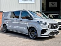 USED 2026 75 FORD TRANSIT CUSTOM 2.5 320 Duratec 11.8kWh MS-RT Crew Van 5d Petrol Plug-in Hybrid Auto L2 Euro 6 (232 ps) * POWER DOORS * AS NEW CONDITION ( VERY LOW MILES )