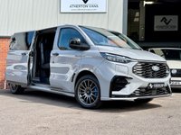 USED 2026 75 FORD TRANSIT CUSTOM 2.5 320 Duratec 11.8kWh MS-RT Crew Van 5d Petrol Plug-in Hybrid Auto L2 Euro 6 (232 ps) * POWER DOORS * AS NEW CONDITION ( VERY LOW MILES )
