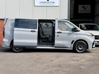 USED 2026 75 FORD TRANSIT CUSTOM 2.5 320 Duratec 11.8kWh MS-RT Crew Van 5d Petrol Plug-in Hybrid Auto L2 Euro 6 (232 ps) * POWER DOORS * AS NEW CONDITION ( VERY LOW MILES )