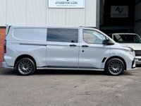 USED 2026 75 FORD TRANSIT CUSTOM 2.5 320 Duratec 11.8kWh MS-RT Crew Van 5d Petrol Plug-in Hybrid Auto L2 Euro 6 (232 ps) * POWER DOORS * AS NEW CONDITION ( VERY LOW MILES )