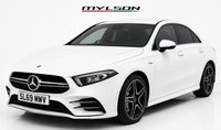 USED 2020 69 MERCEDES-BENZ A CLASS 2.0 A35 AMG (Executive) Saloon 4dr Petrol SpdS DCT 4MATIC Euro 6 (s/s) (306 ps) Polar White | Black Alcantara Interior with Red Stitching | Apple CarPlay | Privacy Glass | Heated Seats | Full Service History