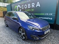 USED 2015 PEUGEOT 308 GT LINE SW HDI BLUE S *** TBELT REPLACED -  SATNAV - HALF LEATHER ***