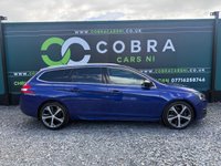 USED 2015 PEUGEOT 308 GT LINE SW HDI BLUE S *** TBELT REPLACED -  SATNAV - HALF LEATHER ***