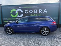 USED 2015 PEUGEOT 308 GT LINE SW HDI BLUE S *** TBELT REPLACED -  SATNAV - HALF LEATHER ***
