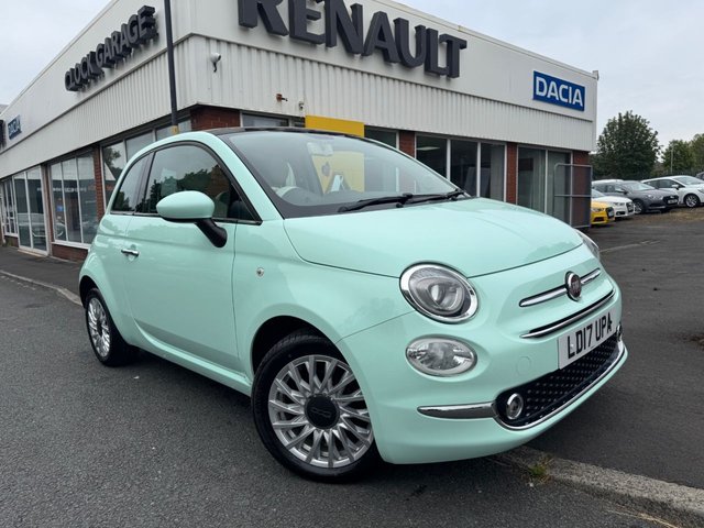 2017 17 FIAT 500 1.2 Lounge Hatchback 3dr Petrol Manual Euro 6 (s/s) (69 bhp) FREE CREDIT CHECK / APPLY FOR FINANCE ON OUR SITE
