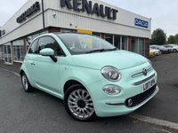USED 2017 17 FIAT 500 1.2 Lounge Hatchback 3dr Petrol Manual Euro 6 (s/s) (69 bhp) FREE CREDIT CHECK / APPLY FOR FINANCE ON OUR SITE