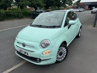 USED 2017 17 FIAT 500 1.2 Lounge Hatchback 3dr Petrol Manual Euro 6 (s/s) (69 bhp) FREE CREDIT CHECK / APPLY FOR FINANCE ON OUR SITE