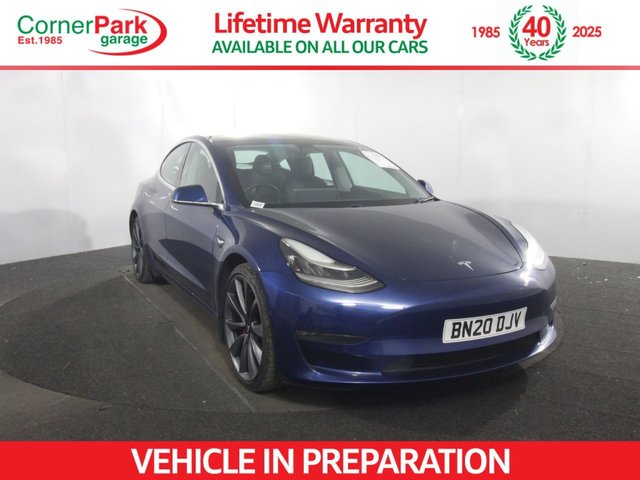 2020 20 TESLA Model 3 (Dual Motor) Performance Saloon 4dr Electric Auto 4WDE (Performance Upgrade) (449 bhp) 