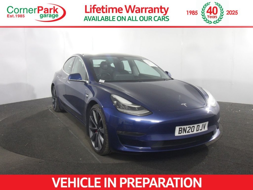 USED 2020 20 TESLA Model 3 (Dual Motor) Performance Saloon 4dr Electric Auto 4WDE (Performance Upgrade) (449 bhp) 