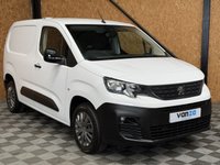 USED 2022 72 PEUGEOT PARTNER 1.5 BlueHDi 1000 Professional Premium Standard Panel Van 5dr Diesel Manual SWB Euro 6 (100 bhp) 1 OWNER - 2 KEYS - FSH - SENSORS - AIR CON - CAR PLAY - 3 SEATS