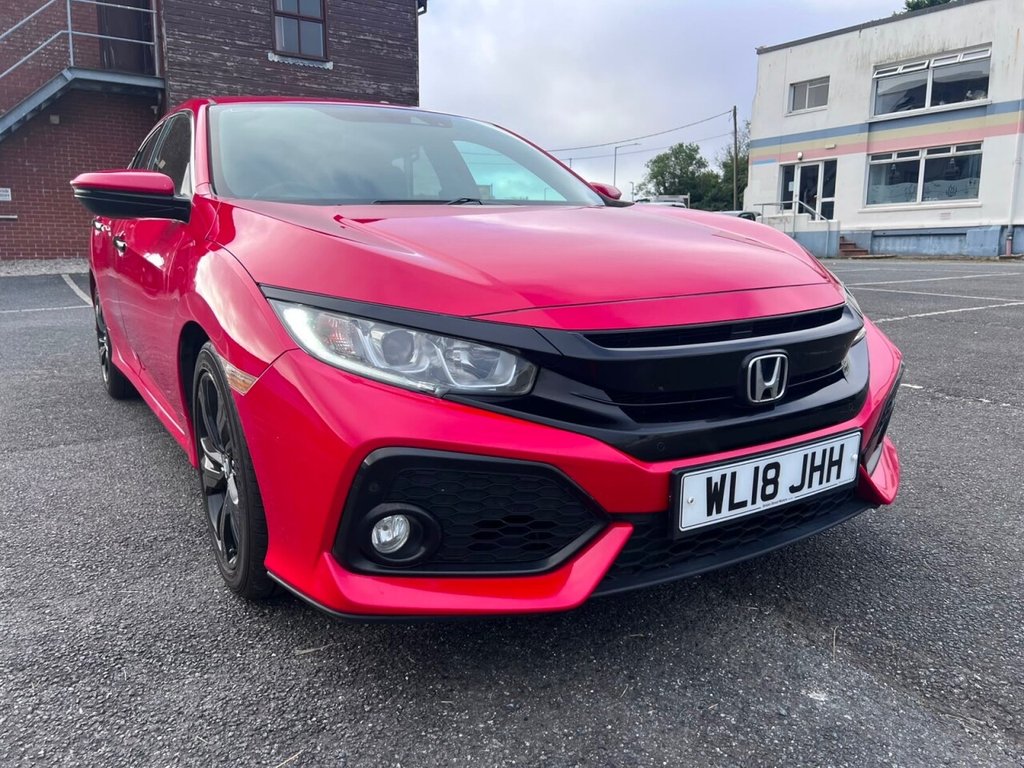 USED 2018 18 HONDA CIVIC 1.0 VTEC Turbo SR Hatchback 5dr Petrol Manual Euro 6 (s/s) (126 ps) 
