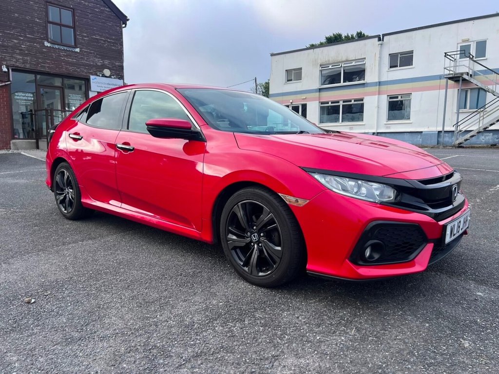USED 2018 18 HONDA CIVIC 1.0 VTEC Turbo SR Hatchback 5dr Petrol Manual Euro 6 (s/s) (126 ps) 