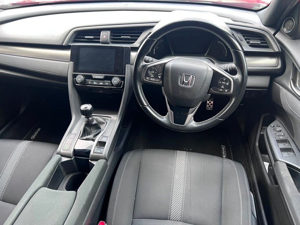 USED 2018 18 HONDA CIVIC 1.0 VTEC Turbo SR Hatchback 5dr Petrol Manual Euro 6 (s/s) (126 ps) 