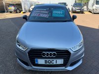 USED 2015 15 AUDI A1 DIESEL SPORTBACK 1.6 TDI S line Sportback 5 Door Diesel S Tronic Floret Silver with BlackRoof Euro 6 (s/s) (116 ps) AWESOME AUTOMATIC WITH PADDLE SHIFT GREAT SERVICE HISTORY PRIVACY GLASS SAT NAV AIR CON REAR PARK SENSORS