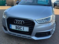 USED 2015 15 AUDI A1 DIESEL SPORTBACK 1.6 TDI S line Sportback 5 Door Diesel S Tronic Floret Silver with BlackRoof Euro 6 (s/s) (116 ps) AWESOME AUTOMATIC WITH PADDLE SHIFT GREAT SERVICE HISTORY PRIVACY GLASS SAT NAV AIR CON REAR PARK SENSORS
