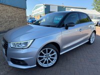 USED 2015 15 AUDI A1 DIESEL SPORTBACK 1.6 TDI S line Sportback 5 Door Diesel S Tronic Floret Silver with BlackRoof Euro 6 (s/s) (116 ps) AWESOME AUTOMATIC WITH PADDLE SHIFT GREAT SERVICE HISTORY PRIVACY GLASS SAT NAV AIR CON REAR PARK SENSORS
