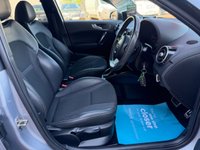 USED 2015 15 AUDI A1 DIESEL SPORTBACK 1.6 TDI S line Sportback 5 Door Diesel S Tronic Floret Silver with BlackRoof Euro 6 (s/s) (116 ps) AWESOME AUTOMATIC WITH PADDLE SHIFT GREAT SERVICE HISTORY PRIVACY GLASS SAT NAV AIR CON REAR PARK SENSORS