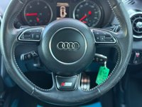 USED 2015 15 AUDI A1 DIESEL SPORTBACK 1.6 TDI S line Sportback 5 Door Diesel S Tronic Floret Silver with BlackRoof Euro 6 (s/s) (116 ps) AWESOME AUTOMATIC WITH PADDLE SHIFT GREAT SERVICE HISTORY PRIVACY GLASS SAT NAV AIR CON REAR PARK SENSORS