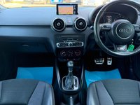 USED 2015 15 AUDI A1 DIESEL SPORTBACK 1.6 TDI S line Sportback 5 Door Diesel S Tronic Floret Silver with BlackRoof Euro 6 (s/s) (116 ps) AWESOME AUTOMATIC WITH PADDLE SHIFT GREAT SERVICE HISTORY PRIVACY GLASS SAT NAV AIR CON REAR PARK SENSORS