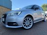 USED 2015 15 AUDI A1 DIESEL SPORTBACK 1.6 TDI S line Sportback 5 Door Diesel S Tronic Floret Silver with BlackRoof Euro 6 (s/s) (116 ps) AWESOME AUTOMATIC WITH PADDLE SHIFT GREAT SERVICE HISTORY PRIVACY GLASS SAT NAV AIR CON REAR PARK SENSORS