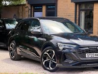 USED 2023 23 AUDI Q8 E-TRON 50 Black Edition Auto quattro 5dr 95kWh (11kW Charger) #PAN ROOF+LOADED+12mMOT#