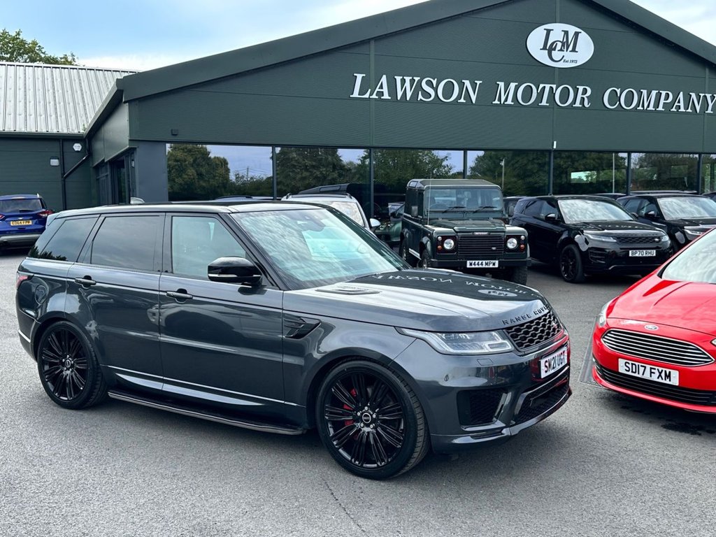 USED 2021 21 LAND ROVER RANGE ROVER SPORT 3.0 D300 MHEV HSE Dynamic Black SUV 5dr Diesel Auto 4WD Euro 6 (s/s) (300 ps) 
