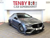 USED 2017 17 MERCEDES-BENZ E CLASS 2.0 E300 AMG Line (Premium Plus) Coupe 2dr Petrol G-Tronic+ Euro 6 (s/s) (245 ps) FHTD SEATS+SAT NAV+DAB+360 CAMERA