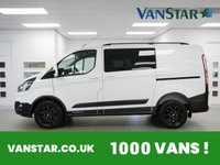 USED 2022 22 FORD TRANSIT CUSTOM 320 2.0 EBL 130 BHP SWB TRAIL EDITION CREWCAB 6 SEATER 6 SEATS | LEATHER | TRAIL EDITION