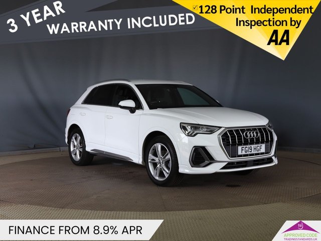 View our Audi Q3 1.5 TFSI CoD 35 S line SUV 5dr Petrol S Tronic Euro 6 (s/s) (150 ps)