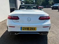 USED 2018 18 MERCEDES-BENZ E CLASS 2.0 E300 AMG Line (Premium) Cabriolet 2dr Petrol G-Tronic+ Euro 6 (s/s) (245 ps) COMAND ONLINE*MEDIA*BT AUDIO