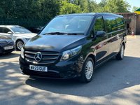 USED 2023 23 MERCEDES-BENZ VITO 2.0 114 CDI SELECT Tourer Double Cab 5dr Diesel G-Tronic RWD L3 Euro 6 (s/s) (136 ps) BY APPOINTMENT ONLY - Alloy Wheels, Air Con, Apple Car Play & Android Auto, Cruise Control, Full Leather Seats.