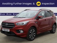 USED 2018 68 FORD KUGA 2.0 TDCi EcoBlue ST-Line SUV 5dr Diesel Manual AWD Euro 6 (s/s) (180 ps) - AA INSPECTED (5 STAMP HISTORY - PRIVACY)