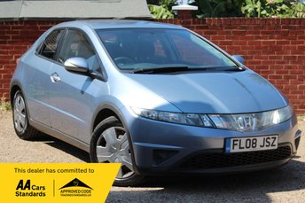 2008 HONDA CIVIC 1.4 i-DSI SE Hatchback 5dr Petrol i-Shift (139 g/km, 82 bhp) £2495.00