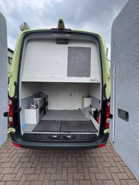 USED 2011 61 VOLKSWAGEN CRAFTER 2.0 TDI Diesel (160 BHP)  HUGE-REAR GARAGE BENEATH FIXED BED