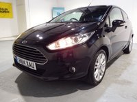USED 2014 14 FORD FIESTA 1.25 Zetec Hatchback 3dr Petrol Manual Euro 5 (82 ps) 2 OWNERS-7 SERVICES-BLUETOOTH-AIR CON-PRIVACY GLASS-16" ALLOYS-