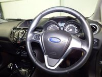 USED 2014 14 FORD FIESTA 1.25 Zetec Hatchback 3dr Petrol Manual Euro 5 (82 ps) 2 OWNERS-7 SERVICES-BLUETOOTH-AIR CON-PRIVACY GLASS-16" ALLOYS-